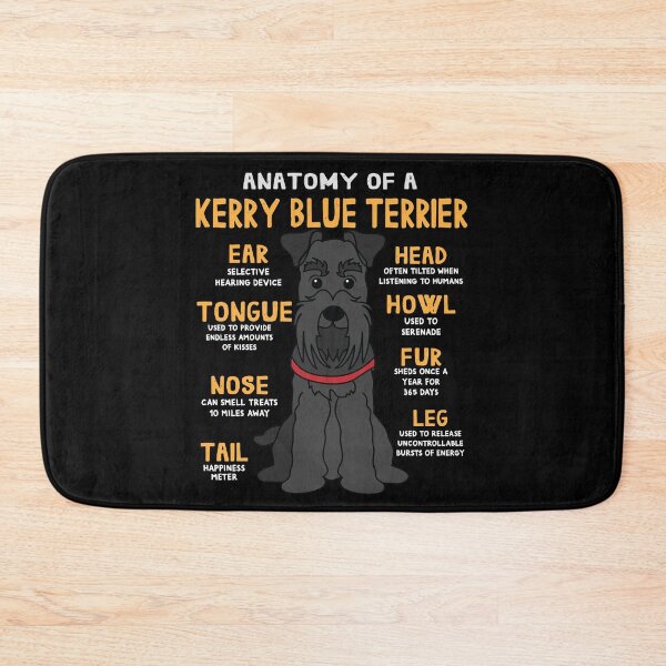 Item preview, Anatomy of Kerry Blue Terrier Dog designed and sold by rafaeltto.