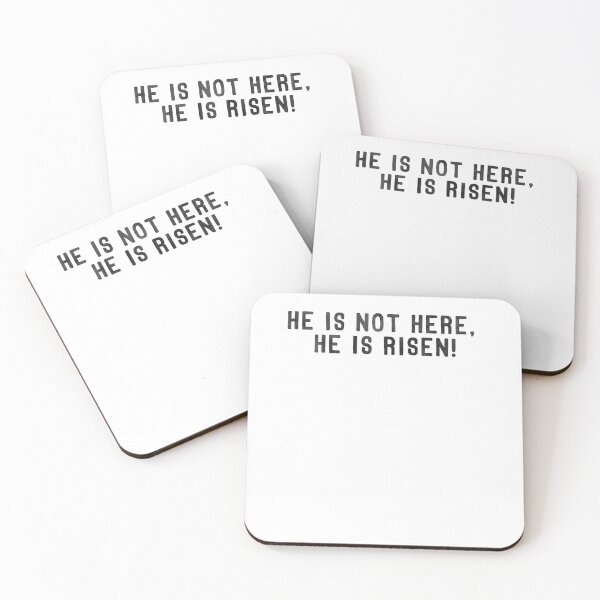 Item preview, He Is Not Here, He is Risen! , Christian Quote designed and sold by StickerDirect.