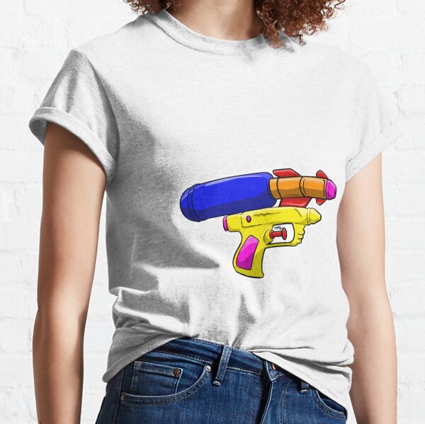Waterguns T Shirts Redbubble - i sell water guns full of cat pee roblox shirt