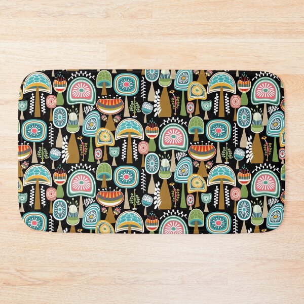 Item preview, Colorful Mid Century Modern Mushrooms designed and sold by Elsy's Art.