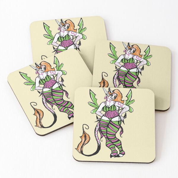 Item preview, The Fae Folk (Dragon Fairy Pinup) designed and sold by PoesUnderstudy.