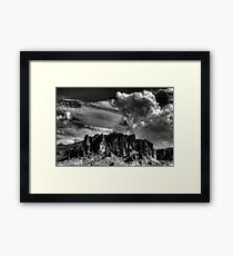 Superstition Mountains Framed Print