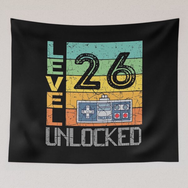 Item preview, Level 26 Unlocked Shirt - 25th Birthday Gift  designed and sold by meedTee.