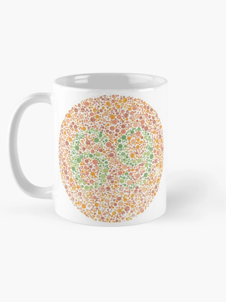 Thumbnail 5 of 6, Coffee Mug, Color Blind Test 69 [Roufxis-Rb] designed and sold by RoufXis.