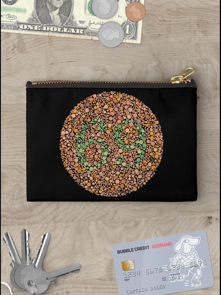 Thumbnail 3 of 4, Zipper Pouch, Color Blind Test 69 [Roufxis-Rb] designed and sold by RoufXis.