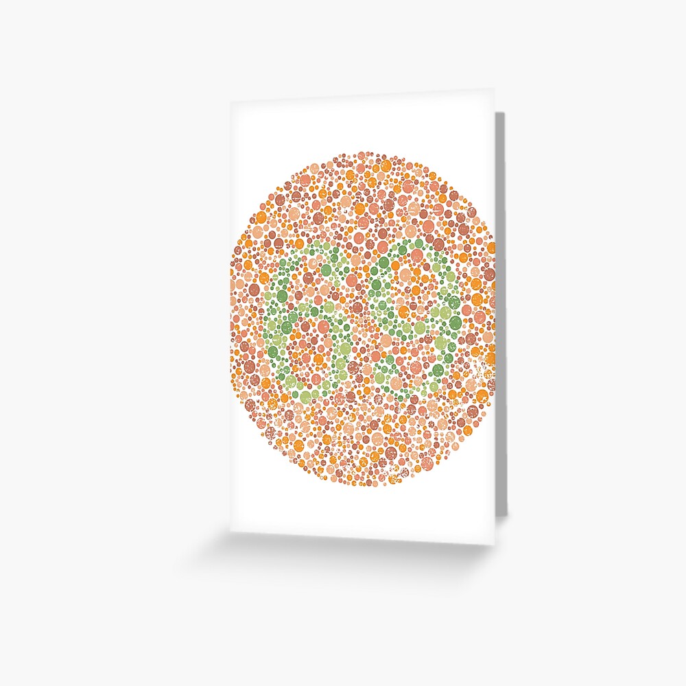 Color Blind Test 69 [Roufxis-Rb] | Greeting Card