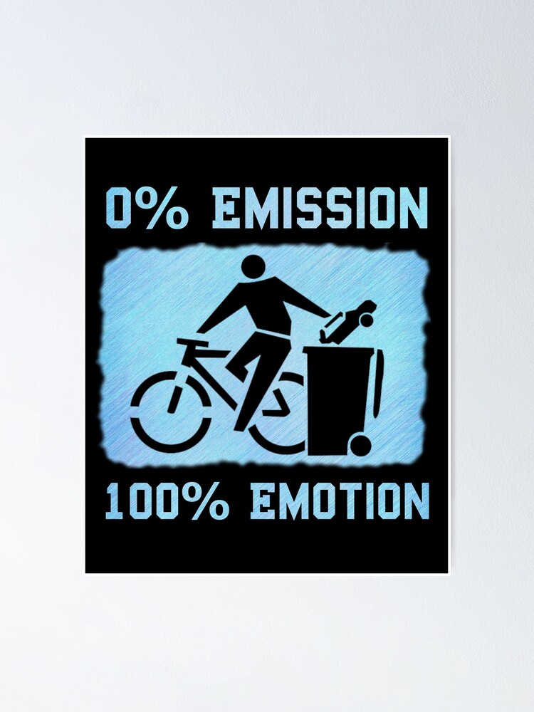 Bicycle Environment Climate Climate Change Cycling MTB" Poster by ...