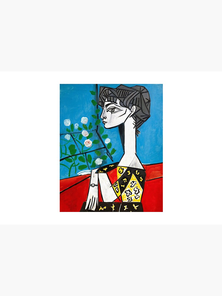 Pablo Picasso Jacqueline With Flowers 1956, T Shirt, Artwork by clothorama