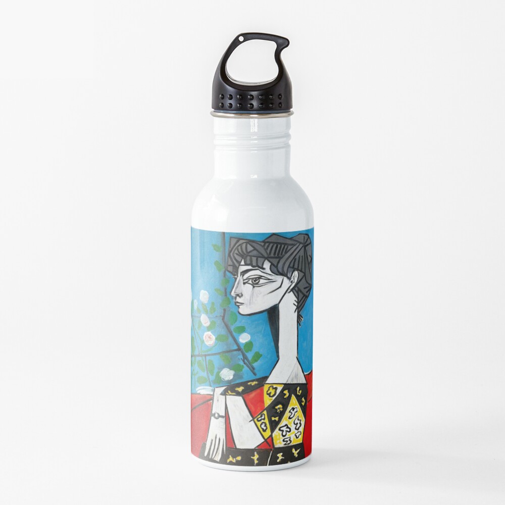Pablo Picasso Jacqueline With Flowers 1956, T Shirt, Artwork Water Bottle