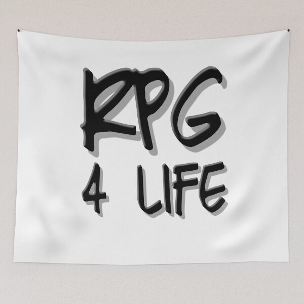 Item preview, RPG 4 Life (Black) designed and sold by Kadeda.