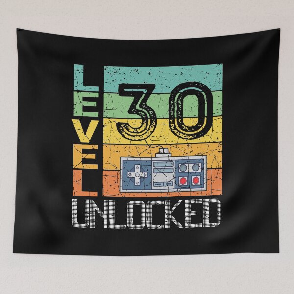Artikelvorschau, Level 30 Unlocked Shirt - 30. Geburtstagsgeschenk entworfen und verkauft von meedTee.
