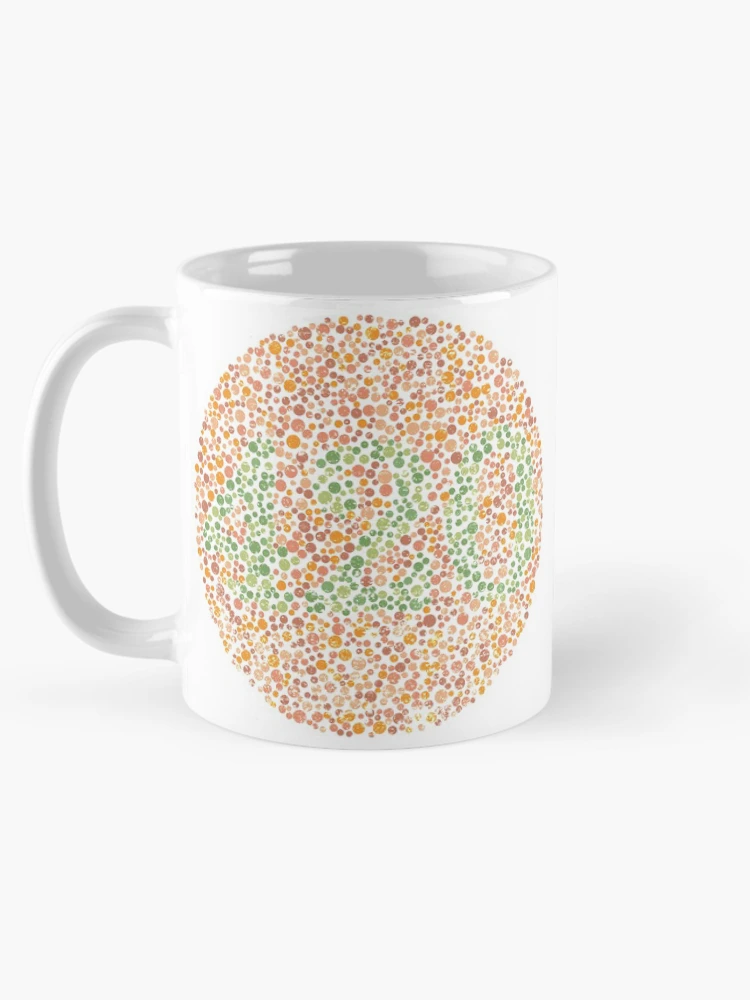 Thumbnail 5 of 6, Coffee Mug, Color Blind Test 420 [Roufxis-Rb] designed and sold by RoufXis.