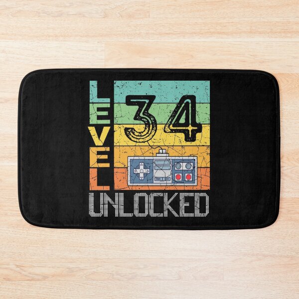Item preview, Level 34 Unlocked Shirt - 34th Birthday Gift  designed and sold by meedTee.