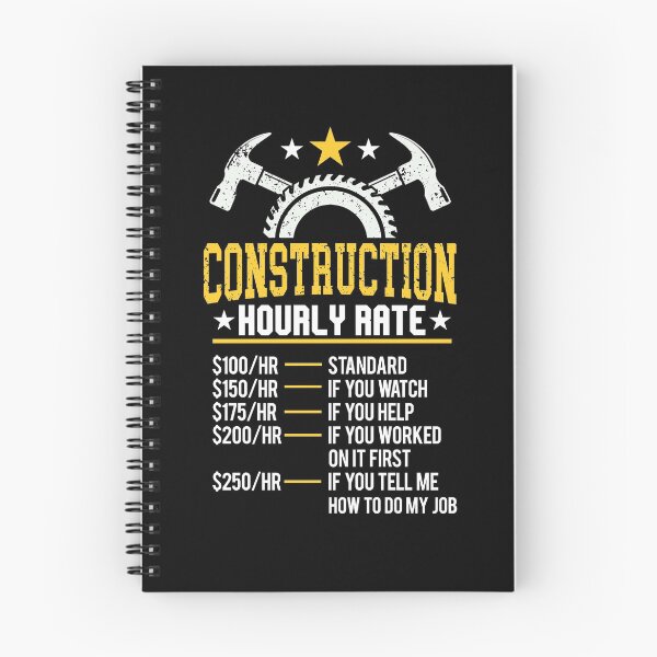 Item preview, Funny Construction Hourly Rate Contractor Labor Union Rate Gear designed and sold by DynamicDesign.