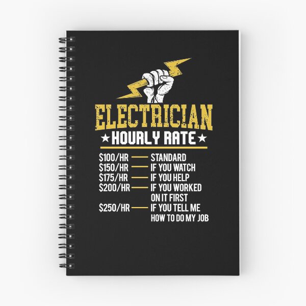 Item preview, Funny Electrician Hourly Rate Electrical Labor Union Rate Gear designed and sold by DynamicDesign.