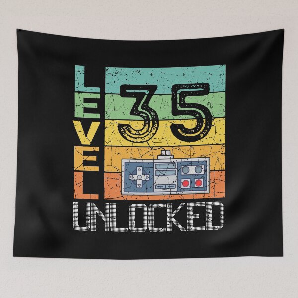 Item preview, Level 35 Unlocked Shirt - 35th Birthday Gift  designed and sold by meedTee.