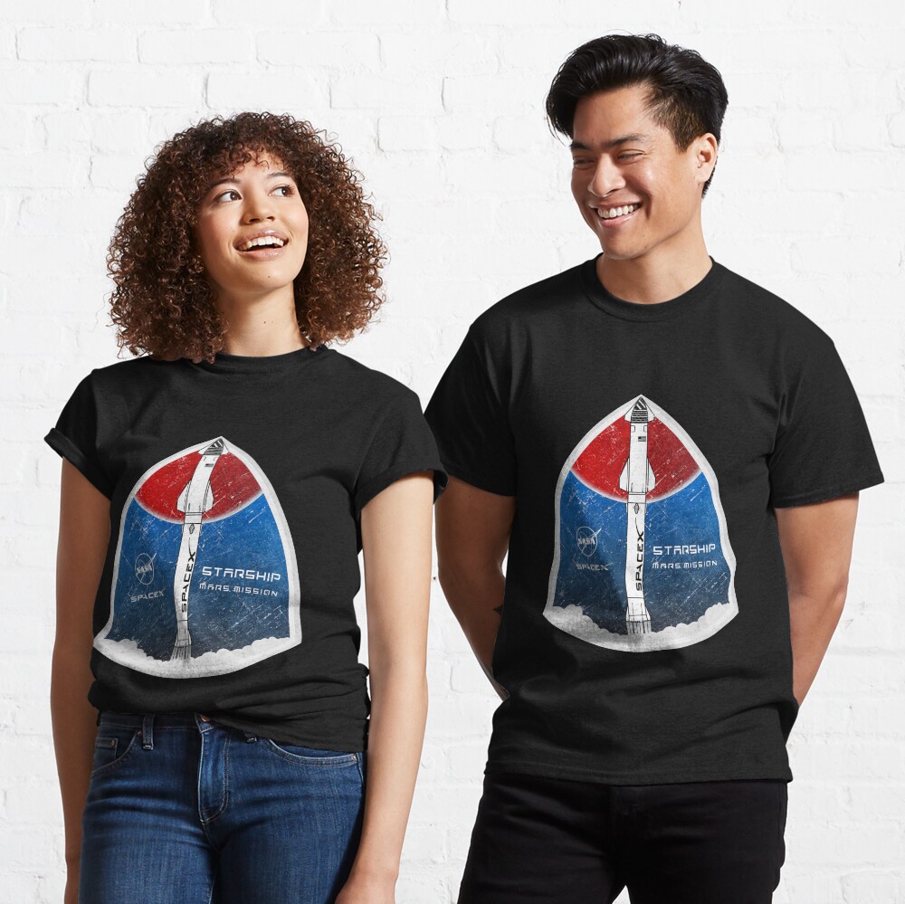 Starship: Mars Mission Classic T-Shirt