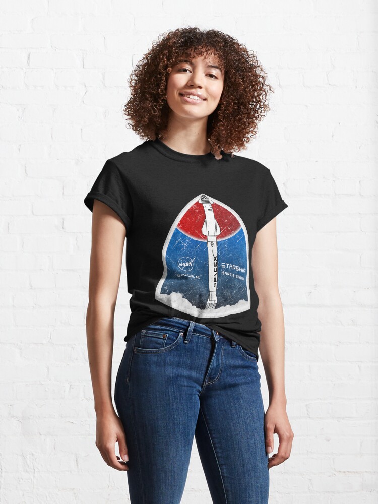 Alternate view of Starship: Mars Mission Classic T-Shirt