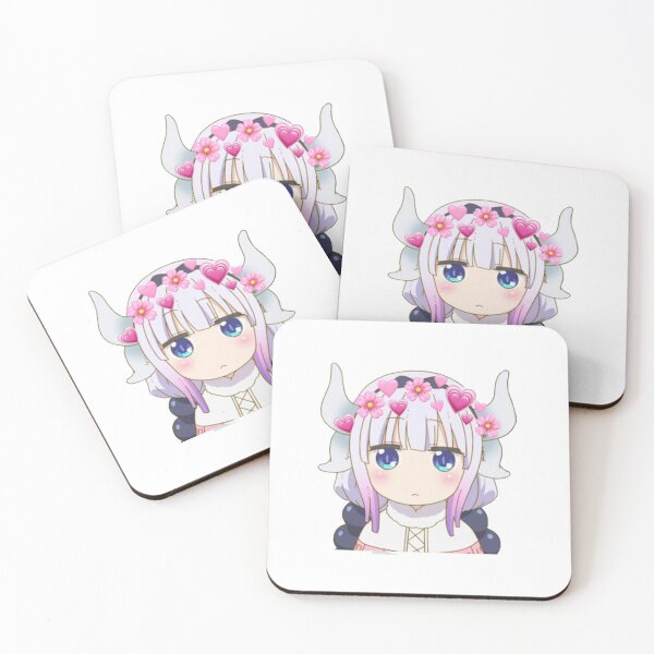 Kanna Kamui - Miss Kobayashi's Dragon Maid Coasters (Set of 4)