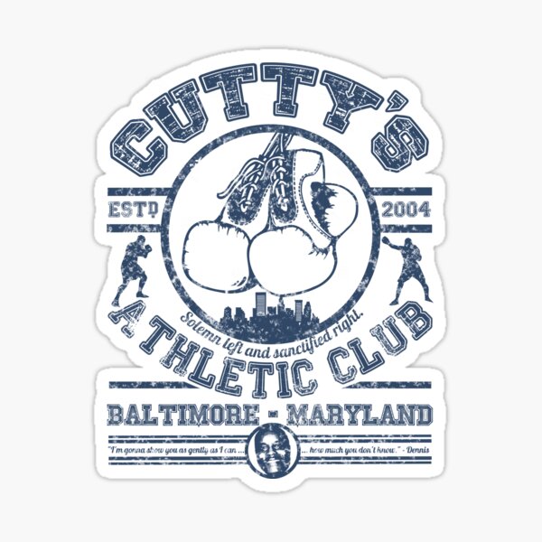 Item preview, Cutty's Athletic Club designed and sold by Marconi Rebus.