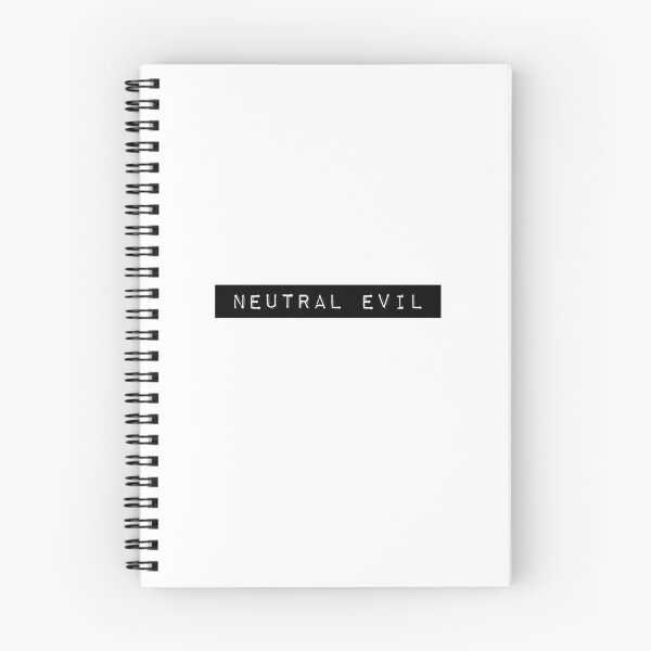 Item preview, D&D Character Alignment -- Neutral Evil designed and sold by athenacreative.