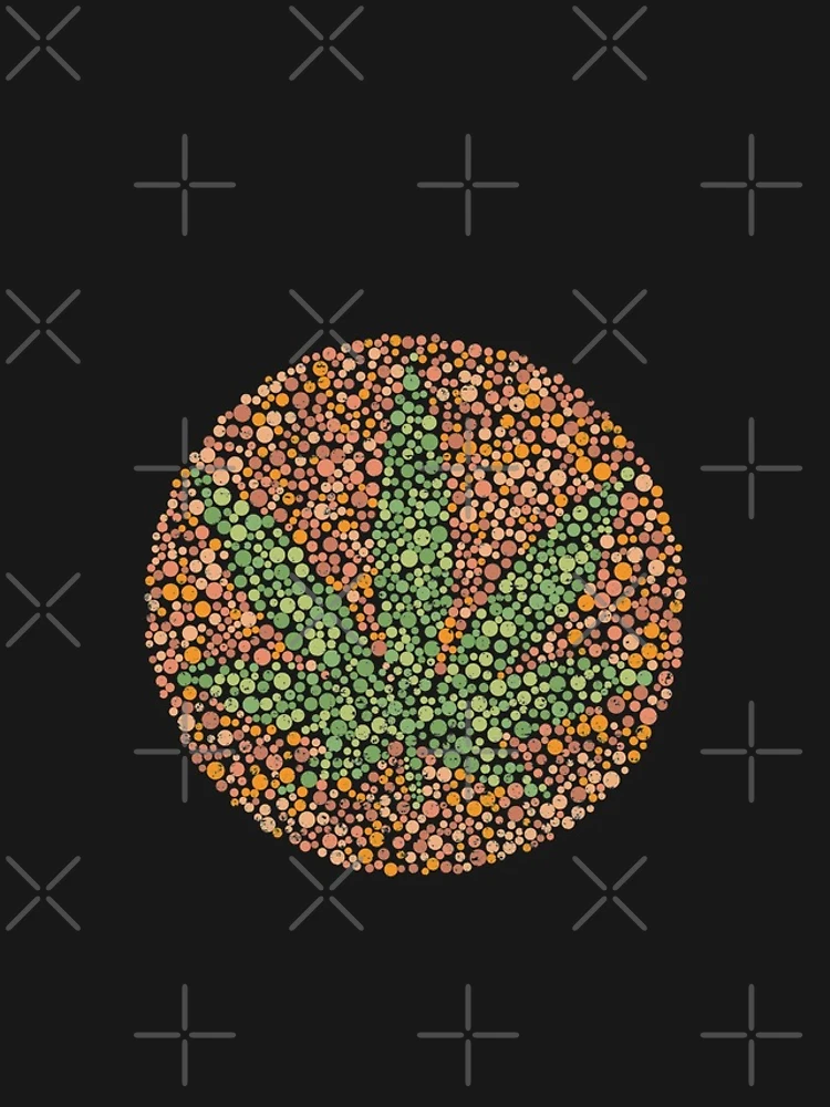 Thumbnail 4 of 4, iPhone Case, Color Blind Test Pot Leaf [Roufxis-Rb] designed and sold by RoufXis.