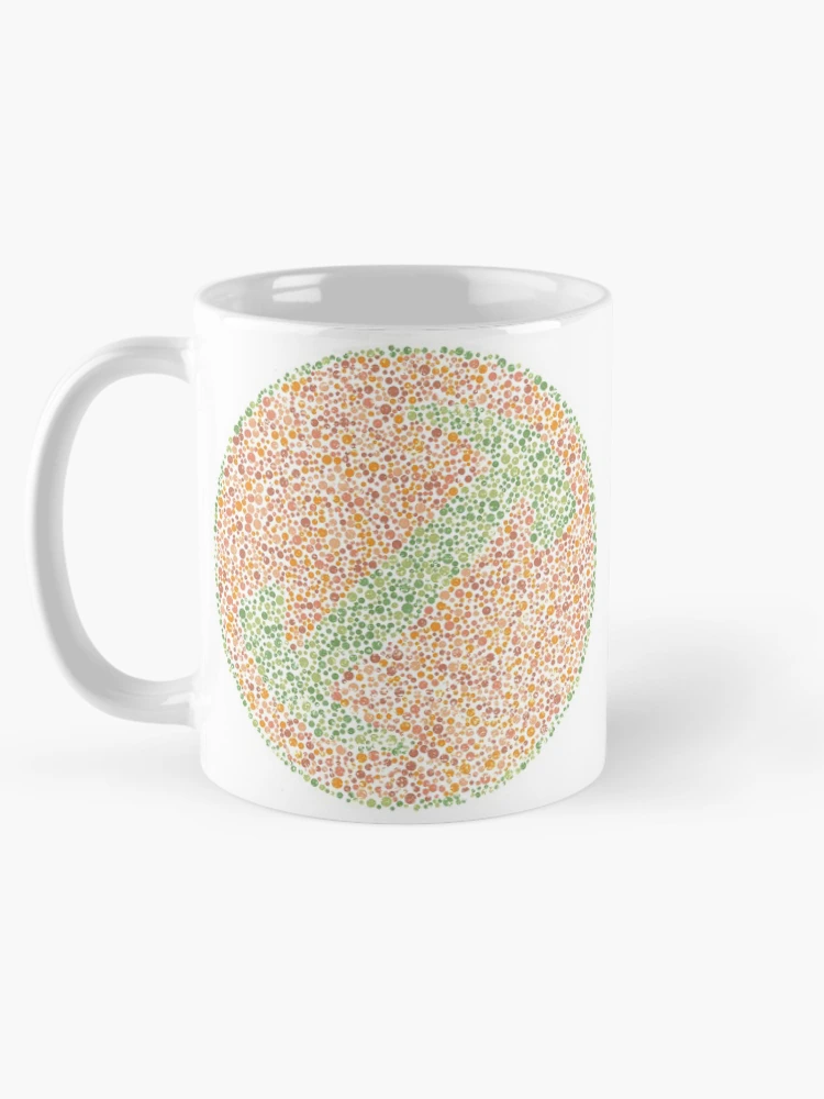 Thumbnail 5 of 6, Coffee Mug, Color Blind Test [StoneCutters] [Roufxis-Rb] designed and sold by RoufXis.