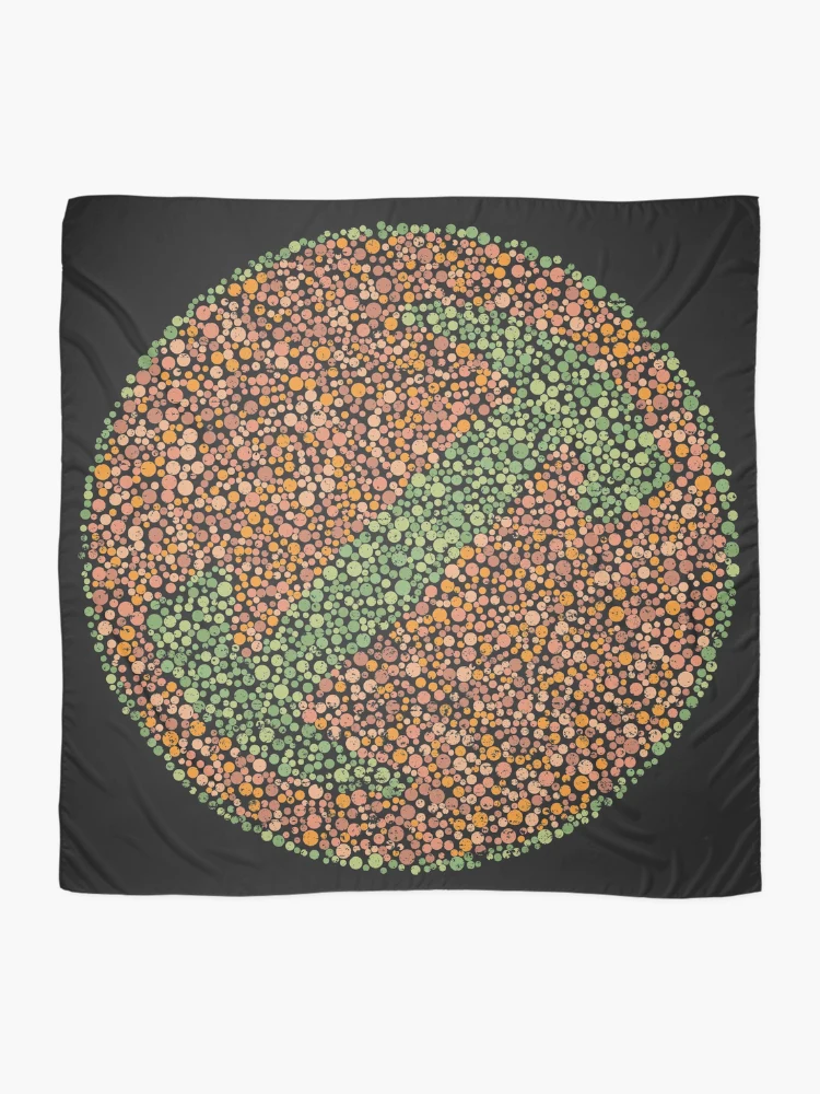 Thumbnail 2 of 3, Scarf, Color Blind Test [StoneCutters] [Roufxis-Rb] designed and sold by RoufXis.