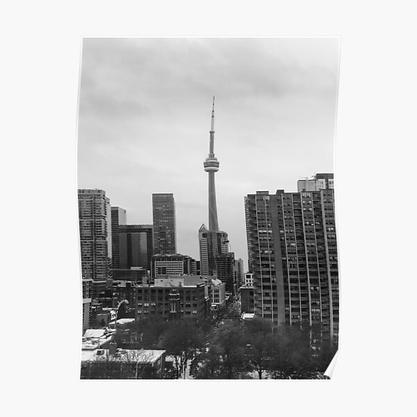 Toronto CN Tower Skyline Poster