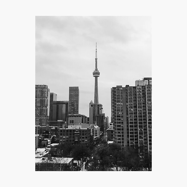 Aperçu de l'œuvre Toronto CN Tower Skyline créée et vendue par chocolate e'claire.