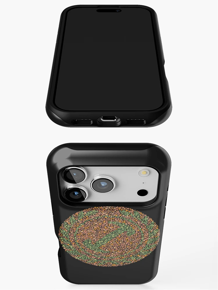 Thumbnail 3 of 4, iPhone Case, Color Blind Test [StoneCutters] Alt [Roufxis-Rb] designed and sold by RoufXis.