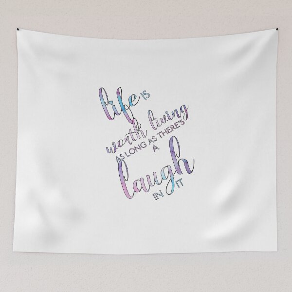 Item preview, Anne of Green Gables-Inspired "As Long As There's a Laugh" designed and sold by mulberrydragon.