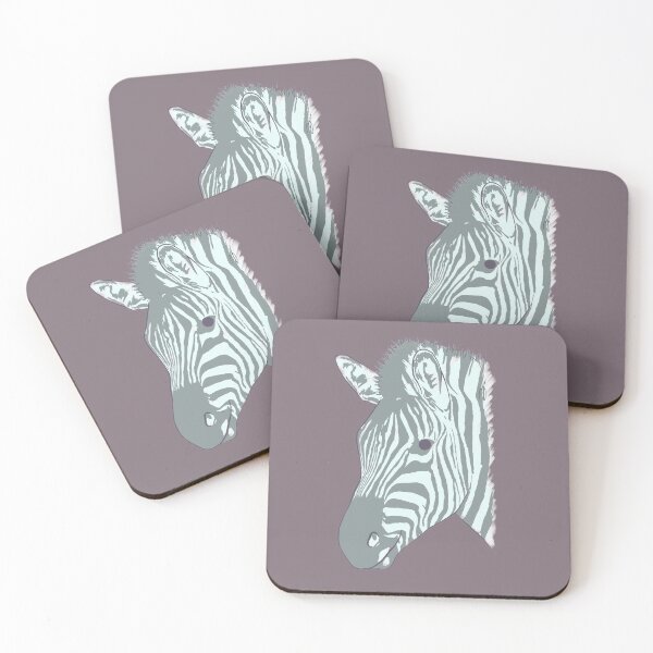 Simply Zebra Coasters (Set of 4)