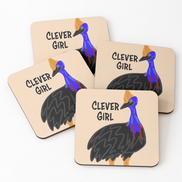 Item preview,  Clever Girl. Cassowary - Cartoon designed and sold by bellamousse design co.