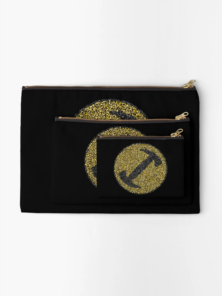 Thumbnail 2 of 4, Zipper Pouch, Color Blind Test [StoneCutters] Gold [Roufxis-Rb] designed and sold by RoufXis.