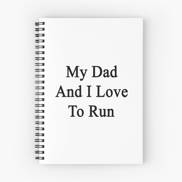 Item preview, My Dad And I Love To Run  designed and sold by supernova23.