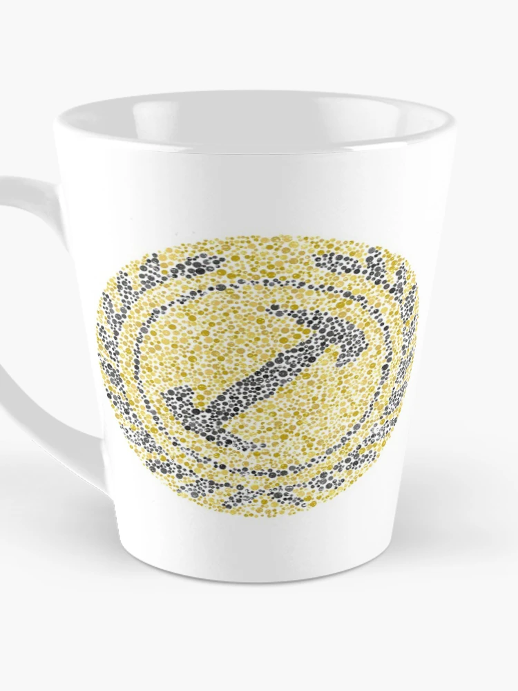 Thumbnail 3 of 4, Coffee Mug, Color Blind Test [StoneCutters] Gold Alt [Roufxis-Rb] designed and sold by RoufXis.