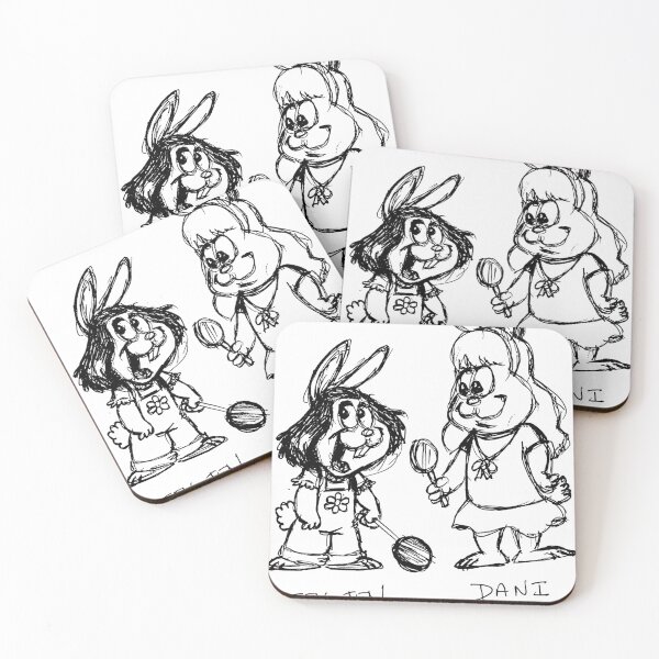 Item preview, Daryl B. Enos Fundraiser - Jen-Jen & Dani Bunny Sisters Doodle designed and sold by ARE416.