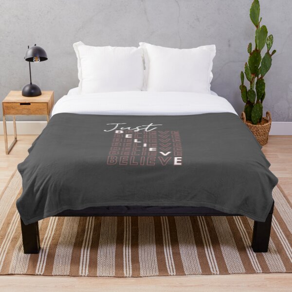 Just Believe by Zenys Inspirations Throw Blanket