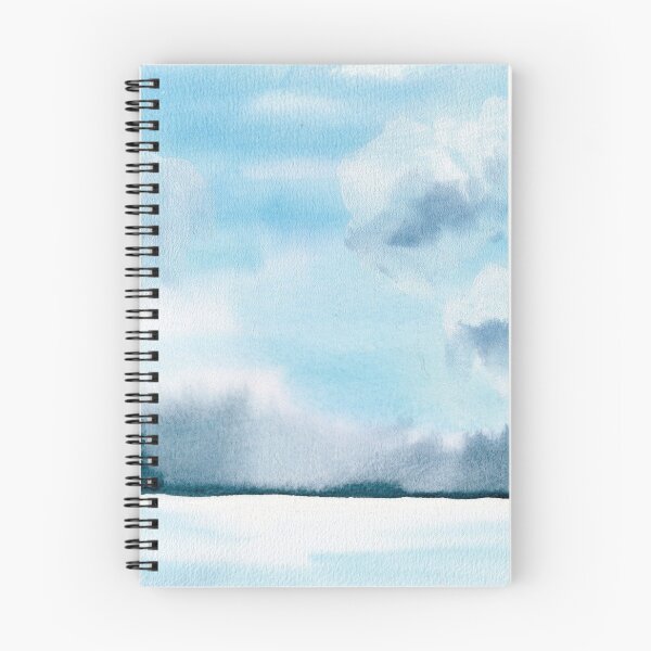 Item preview, Acuarela de escena de nube nevada designed and sold by AnissaF.