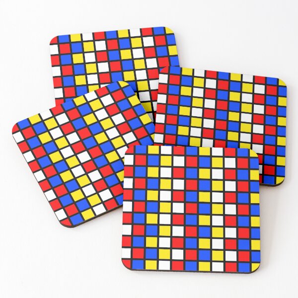Item preview, Primary colour squares designed and sold by TheWrongCentury.