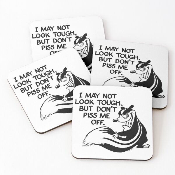 Item preview, Daryl B. Enos Fundraiser - May Not Look Tough, Don't Piss Me Off Skunk designed and sold by ARE416.