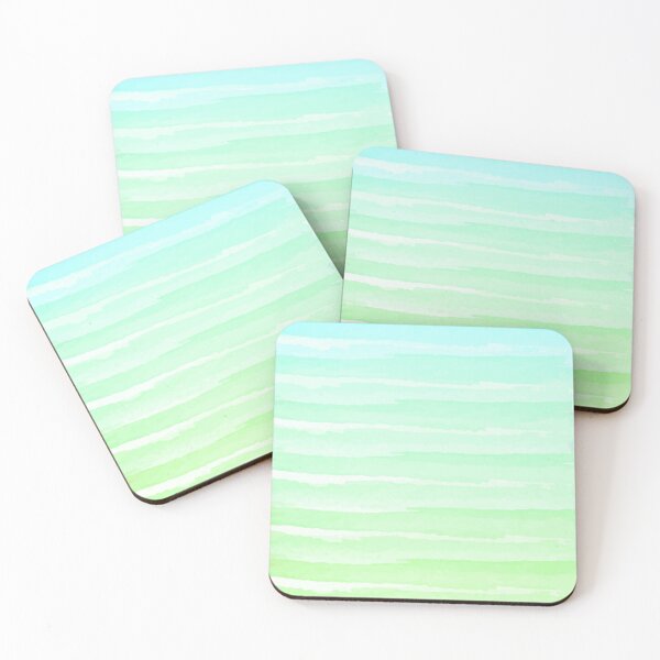Item preview, Blue to Green Watercolor designed and sold by CalicoFlair.