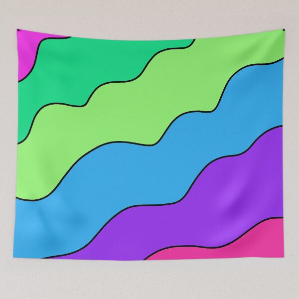 Item preview, Vibrant Wavy Sectors designed and sold by passionatelyem.
