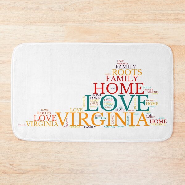 Item preview, Virginia State Home, Love, Roots and Family Map designed and sold by marosharaf.
