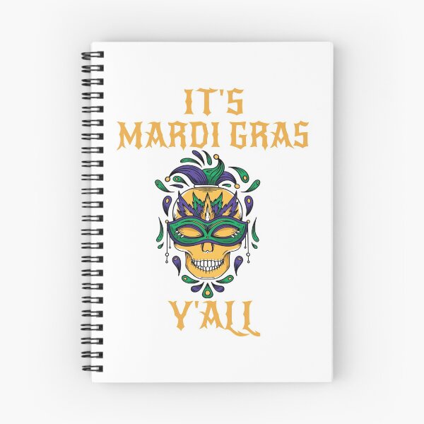 Item preview, It's Mardi Gras Y'all - Skull design designed and sold by RedmonsDesigns.
