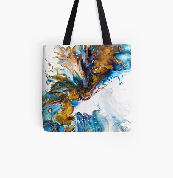 What's in a Wave All Over Print Tote Bag