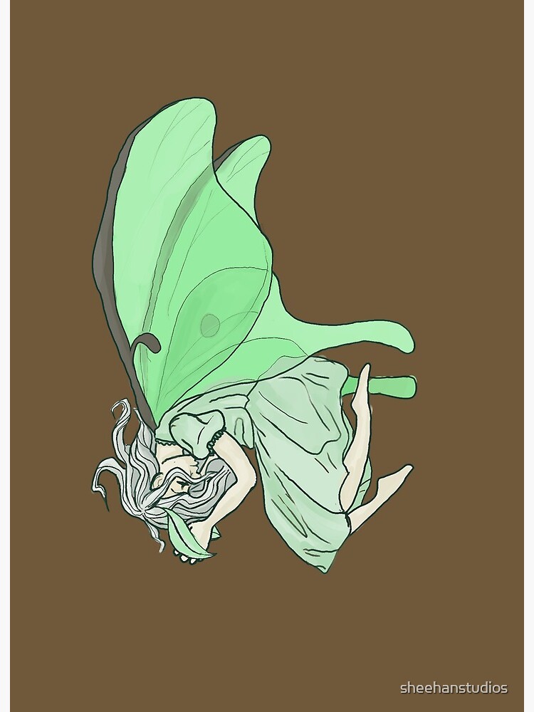 Luna Moth Fairy Girl