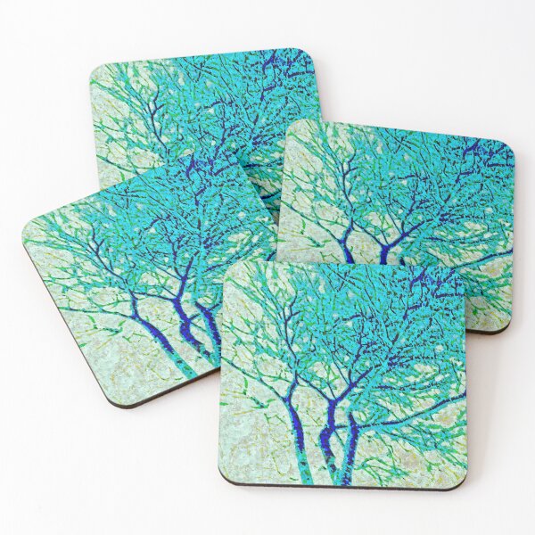 Item preview, Blue Tree Digital Painting Modern Art designed and sold by Anna Lemos.