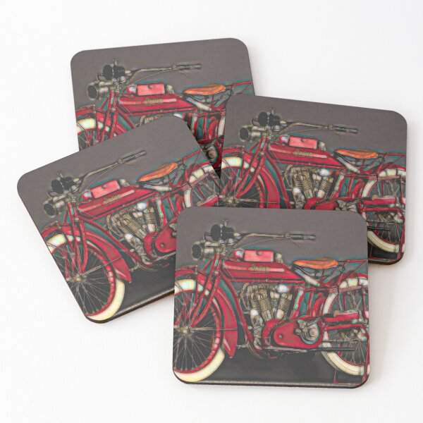 Item preview, Vintage Indian Motorcycle - Circa 1915 designed and sold by Marlene Watson-Hall.